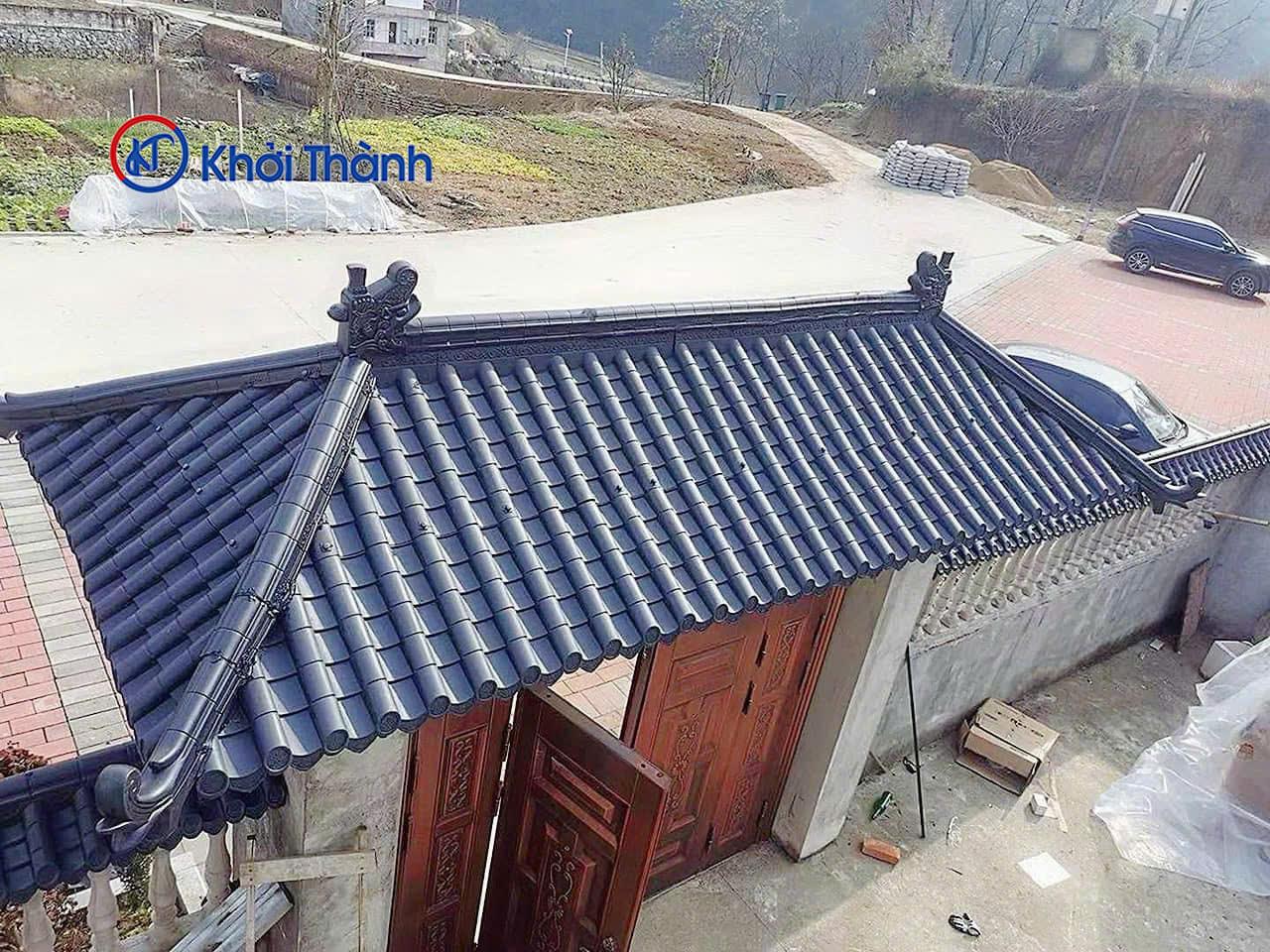 The beauty of ASA plastic roof tiles – the perfect highlight for the project