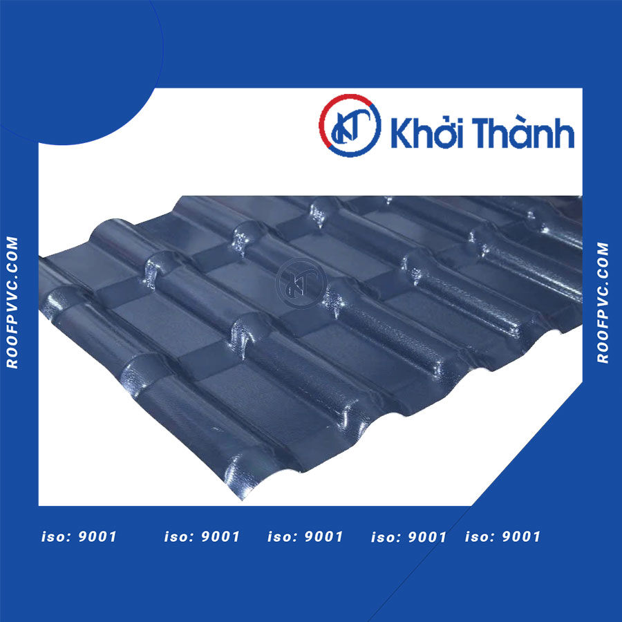 Mouse Gray Plastic Roofing Tiles